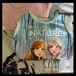 (6 Tshirts) Frozen Girls Bundle NWT